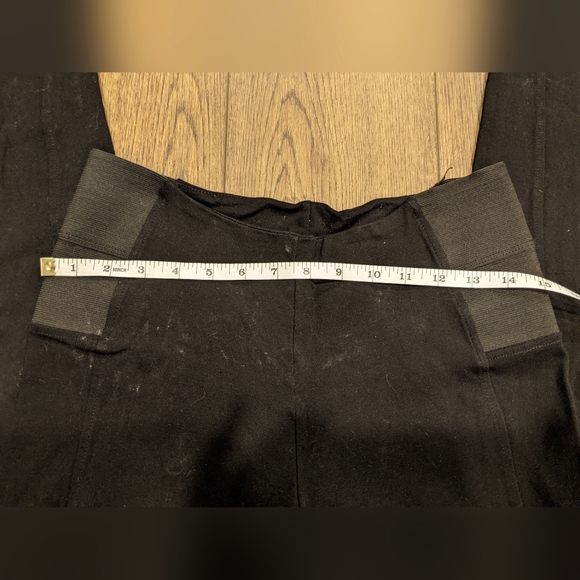Flex waist black leggings trouser size medium - Picture 4 of 5